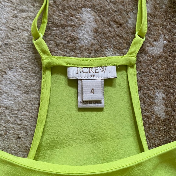 J Crew Neon Tank Top - Picture 2 of 2